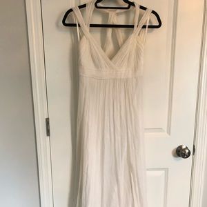 BCBG White Gauze Dress